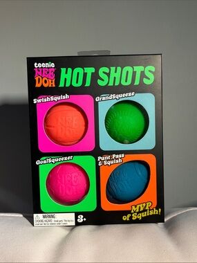 Needoh Teenie Hot Shots Squishy Toys - Authentic